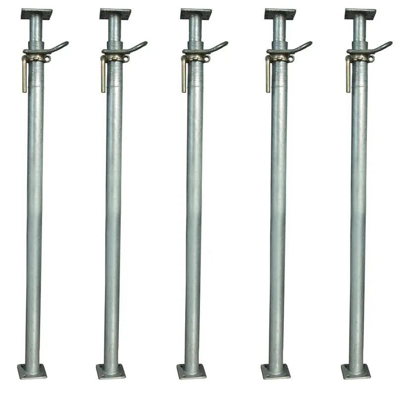 Long Life High Quality Heavy Duty Galvanized Adjustable Steel Post Jack