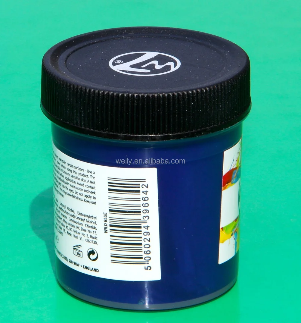 Semi Permanent Hair Dye Colour Wild Blue Midnight Blue Buy Semi