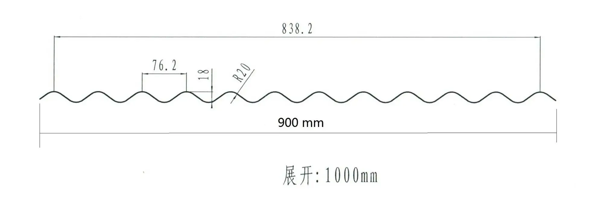 Color Coated Corrugated steel plate
