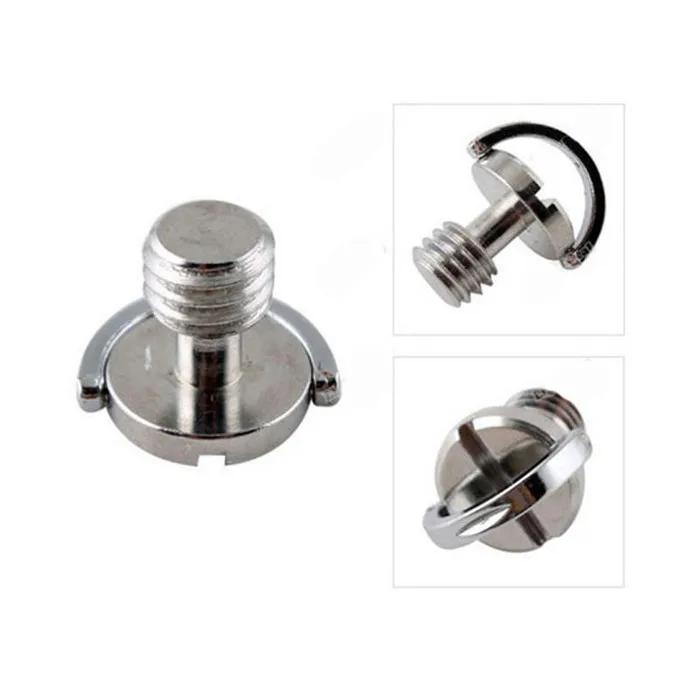 Factory Quick Release Camera Fixing Screw 1/4 Inch Steel Camera Screw