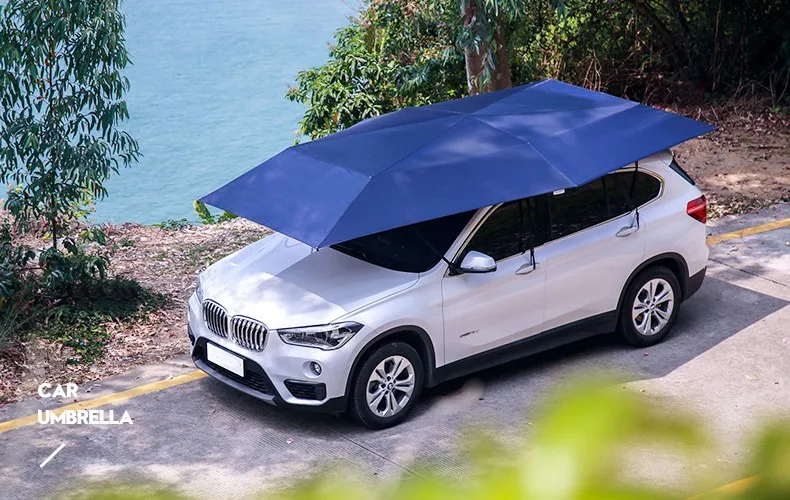 Outdoor Keep Car Cool Hail Protection Suncar Umbrella Automatic Car