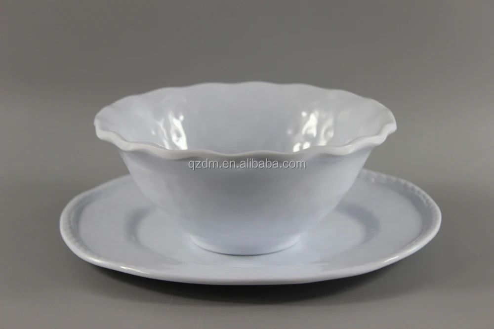 Creative Melamine Dish And Flower Bowl Set