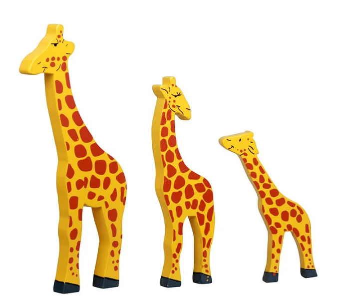 wooden giraffe toy