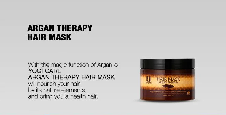 Yogi  argan oil collagen hair mask bio protein keratin hair treatment cream