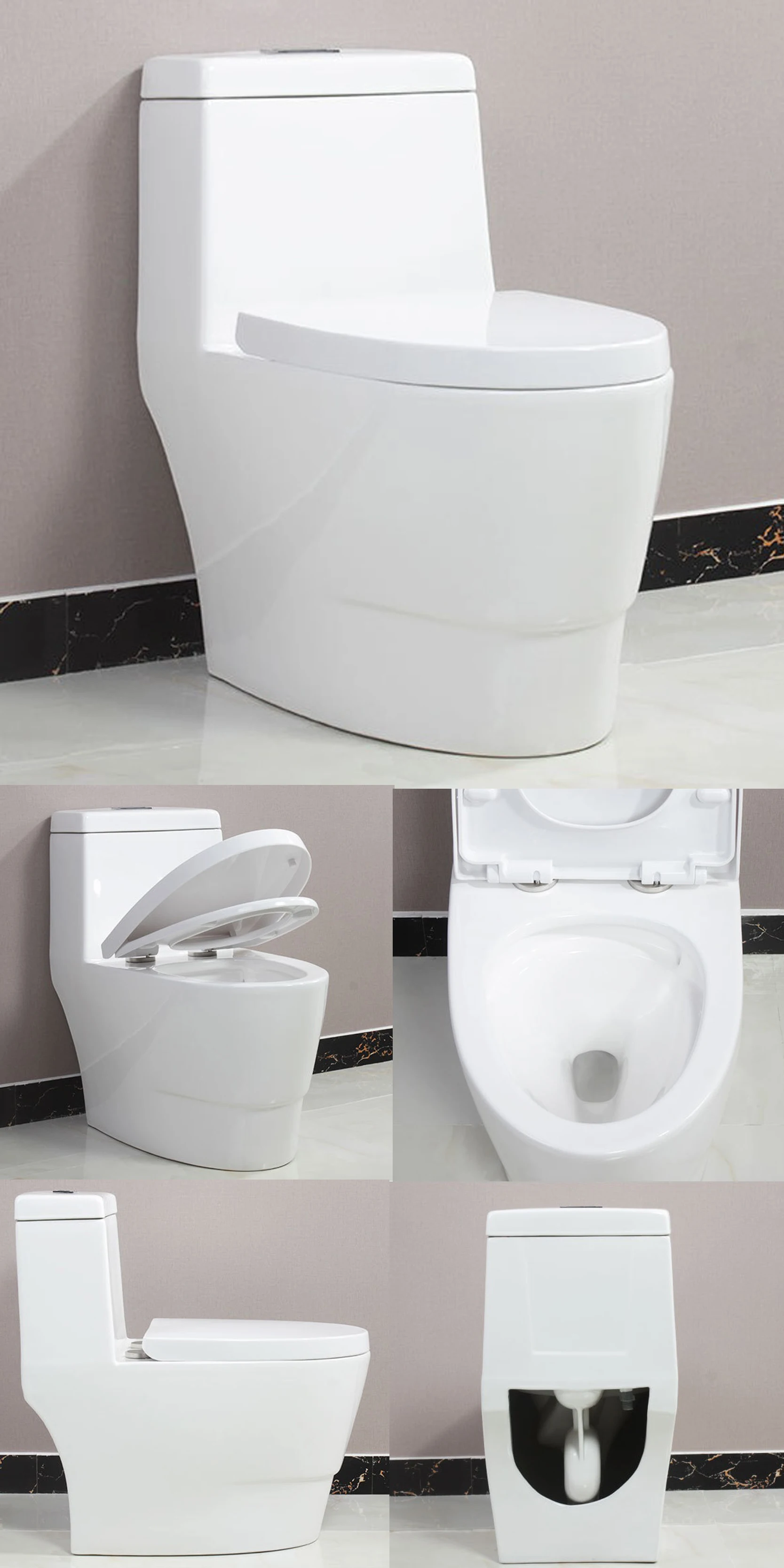 JOININ High Quantity Bathroom Ceramic Tornado one piece Toilet  From Chaozhou