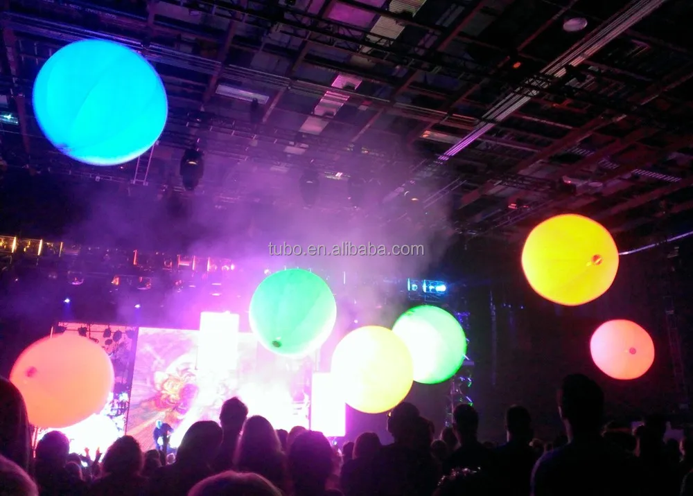 Hot Sell Inflatable Helium Balloon With Led Light/ Pvc Party Led Balloon For Decoration For