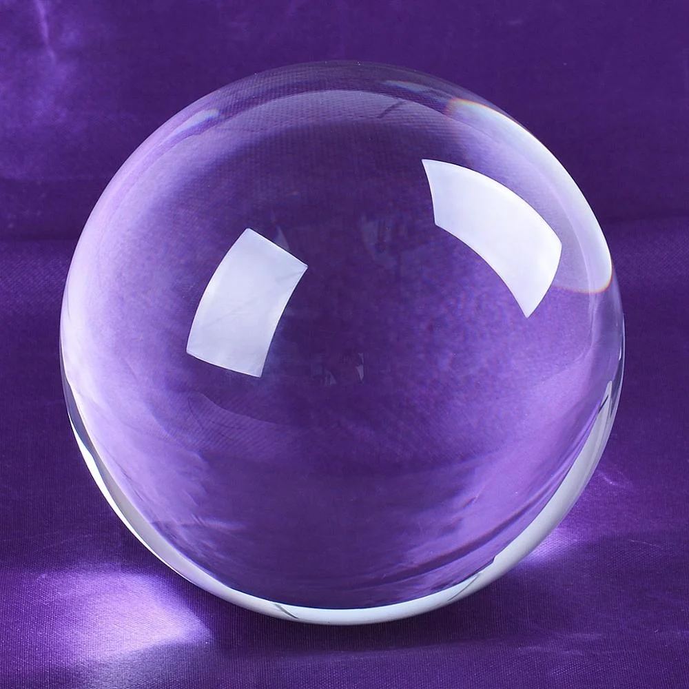 120mm (4.7 Inch) Large Crystal Divination Ball Photography Props