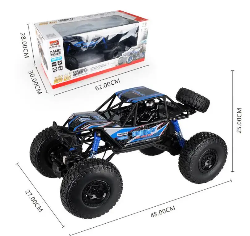 Hot Large Racing RC Car 1:10 Scale 2837 – 4WD Off-Road Rock