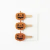 Halloween Craft Pegs Natural Wooden pegs with Glitter Clothespins 48*7mm Pumpkin Scrapbooking pegs