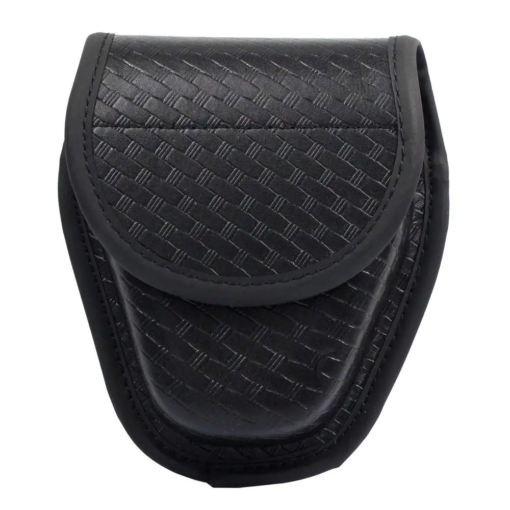 LytHarvest Covered Handcuff Case, Molded Hiddend Snap Double Cuff Case