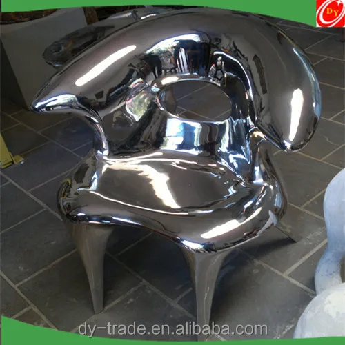 SS304 Stainless Steel Chair Sculpture/Steel Metal Innovation