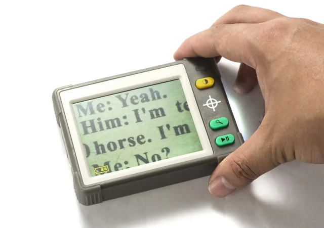 handheld video reading magnifier for visually impaired