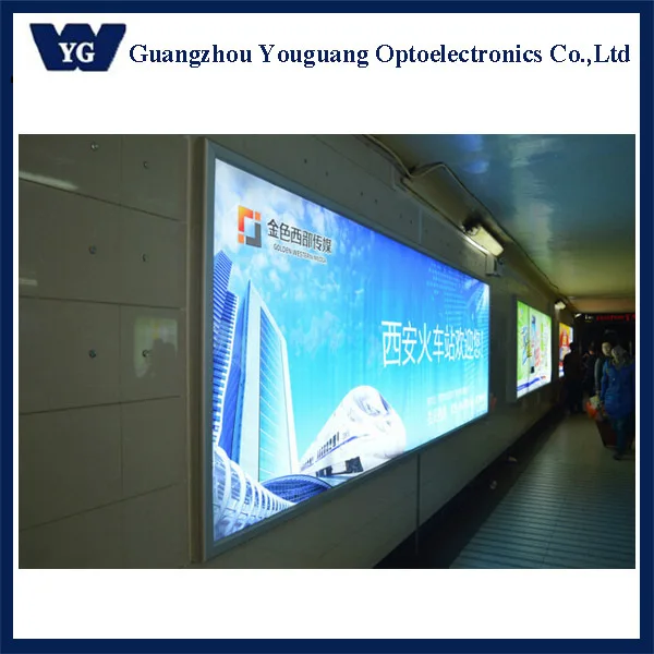 Four Side Open Led Lighted Photo Frame Diy Advertising Display