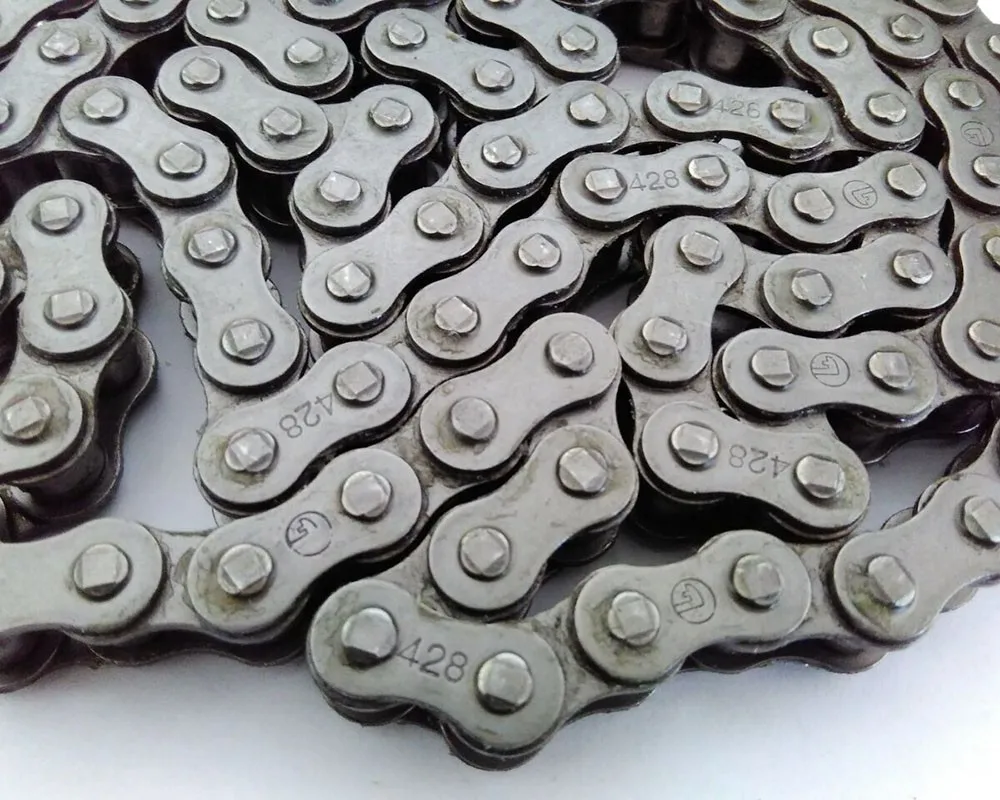 High Quality Japan Standard Motorcycle Chain Roller Chain 420 420h 428 ...