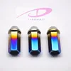 China factory make lighter weight strength non-rust Durable colorful beautiful Gr5 titanium alloy lug nuts