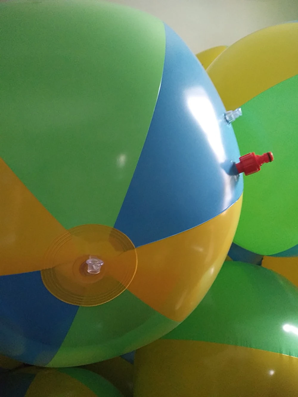 inflatable beach ball sprinkler