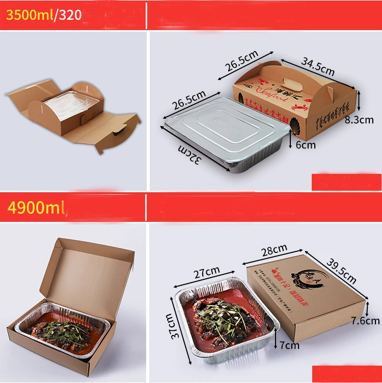 Take Away Food Packing Box Corrugated Delivery Box