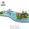 Children's outdoor water park slide swimming pool