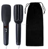 Quality hair iron travel pouch for mini flat iron hair straightener comb/brush