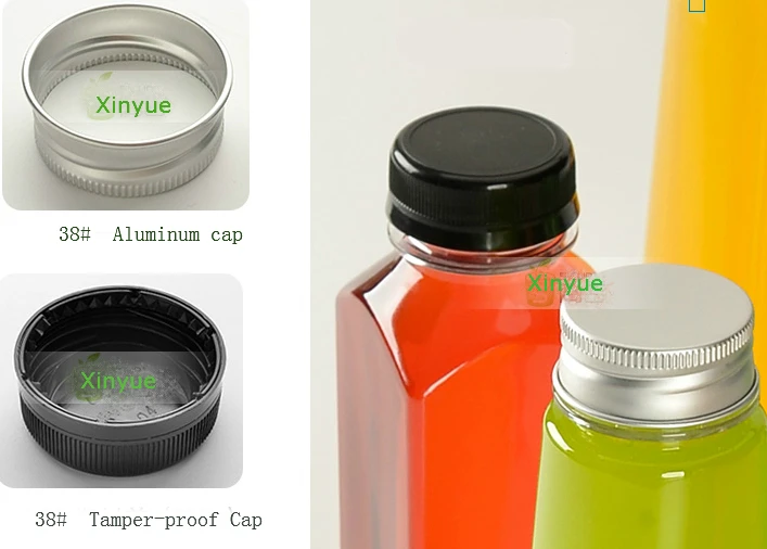 100ml,250ml,350ml,400ml,500ml,1l French Square Plastic Bottle Cold ...