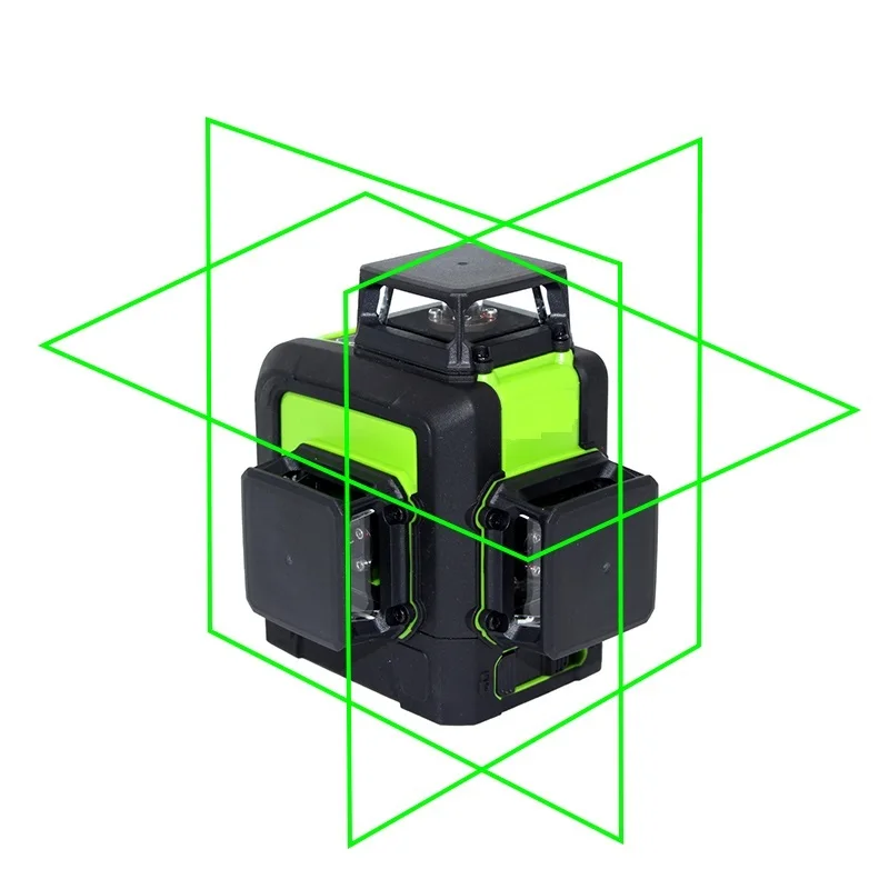 Niveau Laser Vert Faisceau 360 horizontale et une ligne verticale laser Récepteur
