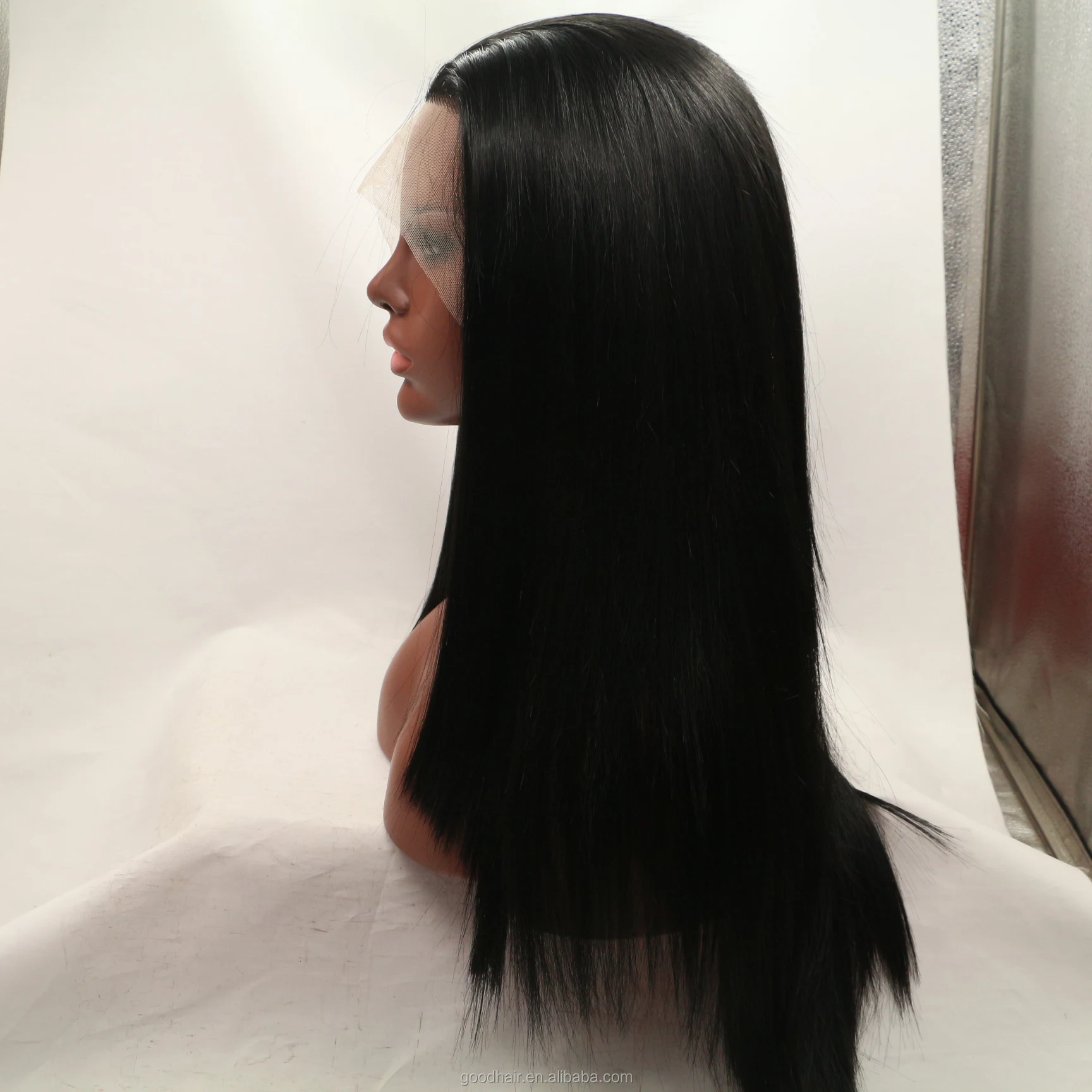 synthetic lace front wigs straight