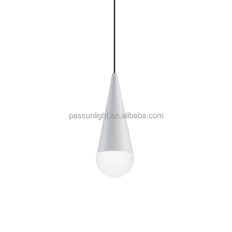 6W LED pendant light architecture white drop chandeliers 2018 design