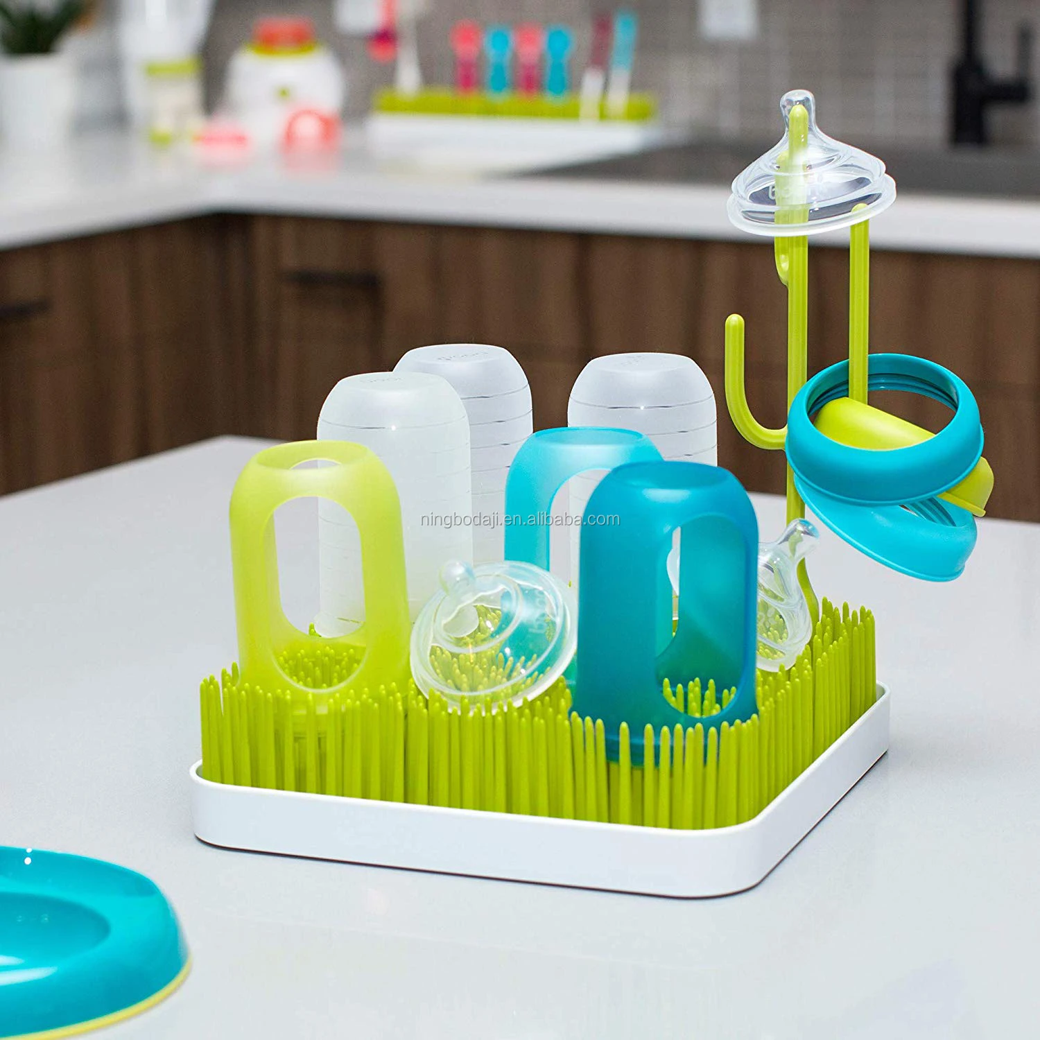 Bpa Free Baby Bottle Boon Lawn Countertop Drying Rack Multifunction