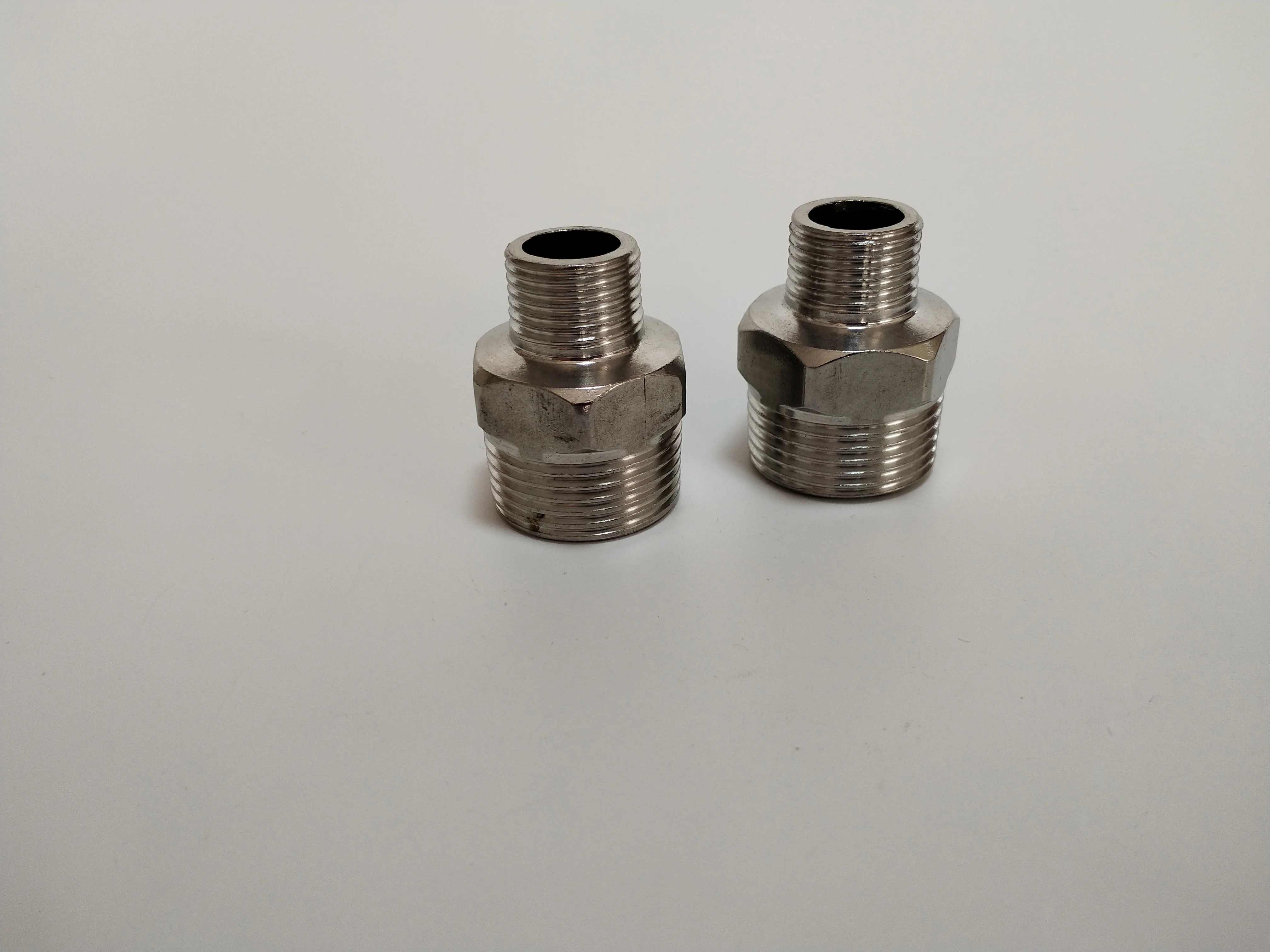 1 2 X 3 8 Bspt Stainless Steel Hex Reduced Nipple Buy High Quality Cheap Stainless Steel Extension Nipple Plumbing Materials Stainless Steel Hexagon Nipple Bspt High Quality Pipe Fittings Stainless Steel Male Thread Hexagon