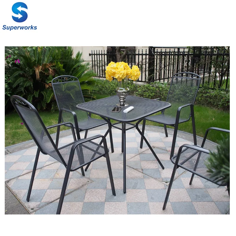 New Design Luxury Designs Garden Use Metal Table And Chair - Buy Metal ...