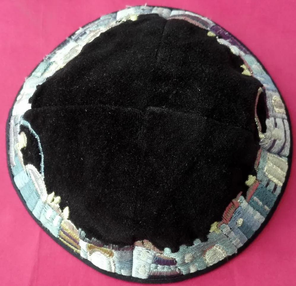 Yair Emanuel Velvet Jewish Kippah Kippot,Yarmulka,Kippa Judaica