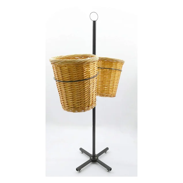floor standing 2 basket bakery display rack