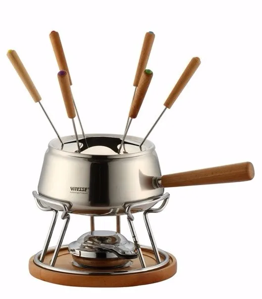 Swiss Cheese Fondue Pot Set Buy Fondue Pot Set For 6 People,Chocolate