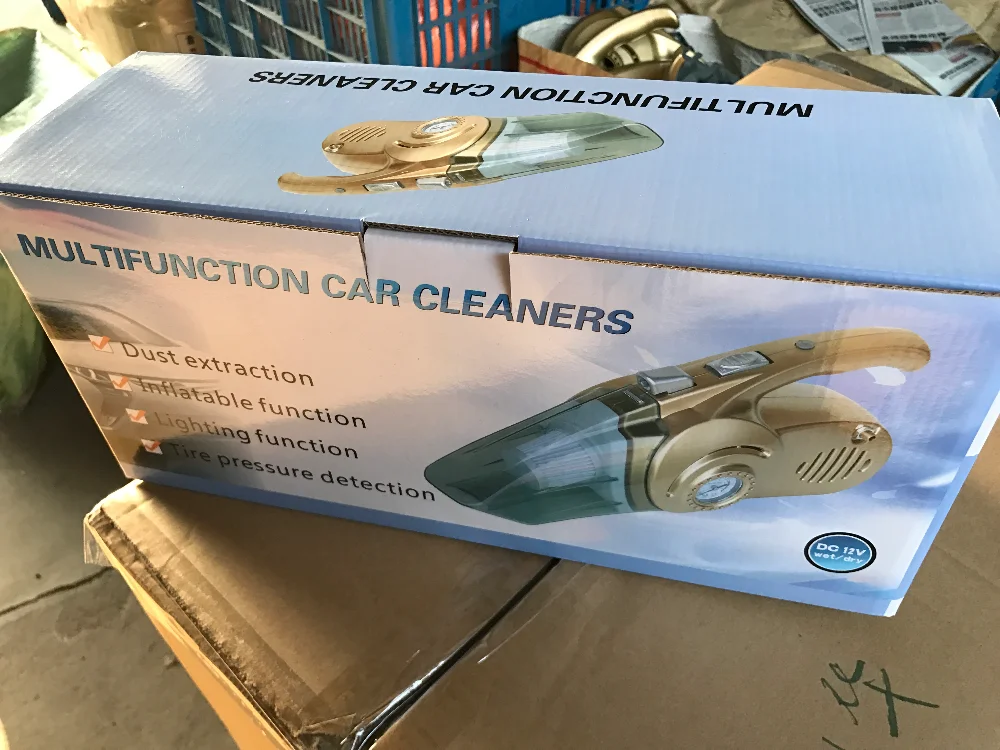 Car Vacuum Cleaner 4 In 1 High Power 12v Wet And Dry Portable Handheld