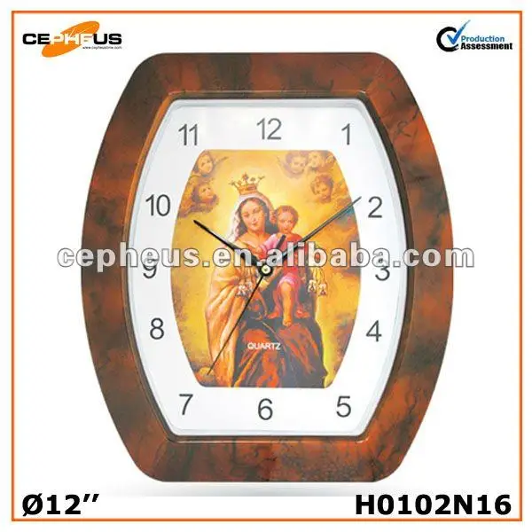 10inch Virgin Mary Catholic Christian Westminster Chime Gift Wall Clock Buy Westminster Chime