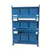 Warehouse Stackable Collapsible Stacking Steel Pallet Storage Rack