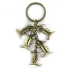 Hot Anime Death Note L Logo Key Chain Metal Key Ring Alloy Keychain