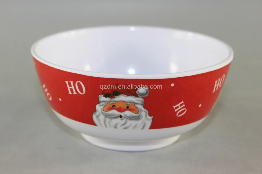 2015 Christmas Melamine Rice Bowl/Cheap Melamine Dinner Bowl