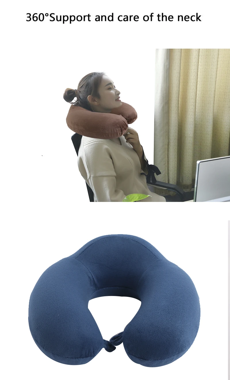 Custom Cheap U Shape Pillow Neck Pain Relief Memory Foam Pillow Buy