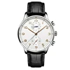 Mexda brand sport style oem custom logo japan movt quartz movement stainless steel back watch with dual time function