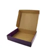 Custom Wholesale Purple bc e Flute Wax Corrugated Carton Paper Box