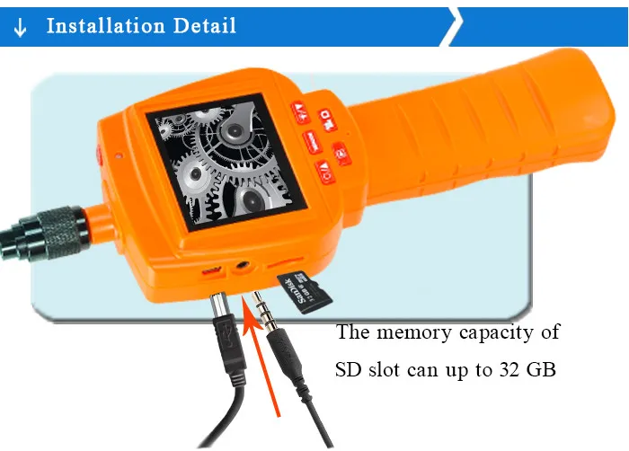 Pipe Inspection Camera Controller Water Leak Detection Camera Buy