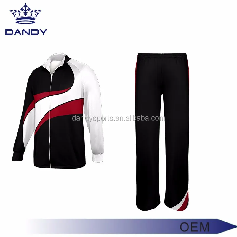 Professional Warm Up Suit Sublimation Custom Cheerleading Uniforms