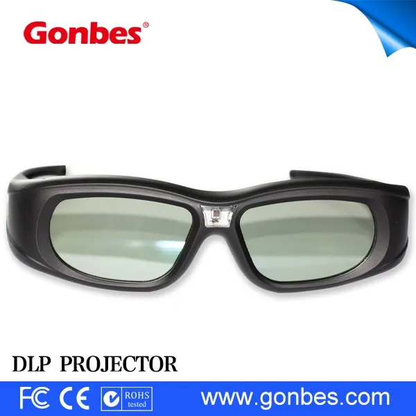 High quality rechargeable cheap bulk active optoma dlp 3d glasses