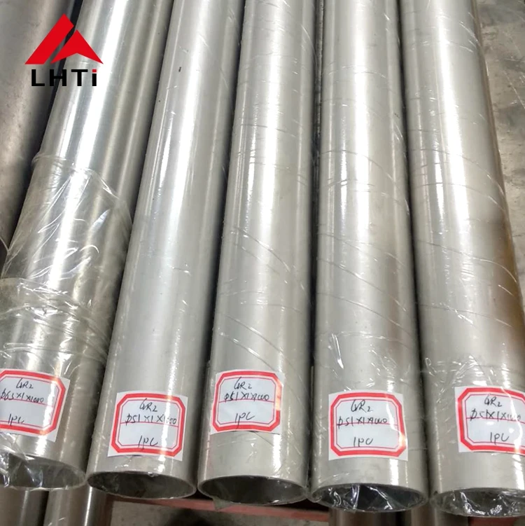 Grade 2 Titanium Tube Ti Exhaust Seamless Round Pipe