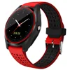 Bluetooth SmartWatch OEM V9 With Camera Facebook Wrist Watch Support 3G SIM TF Card Waterproof Smart Watch display custom logo