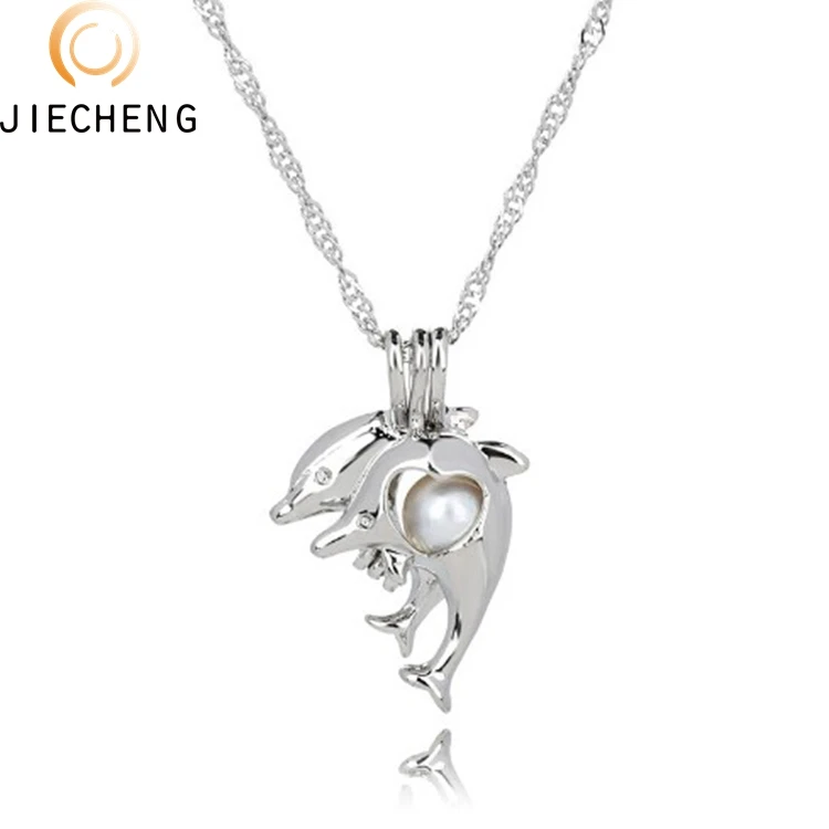 Bulk Wholesale Locket Love Wish Oyster Pearl Jewelry Cage Pendant Cages