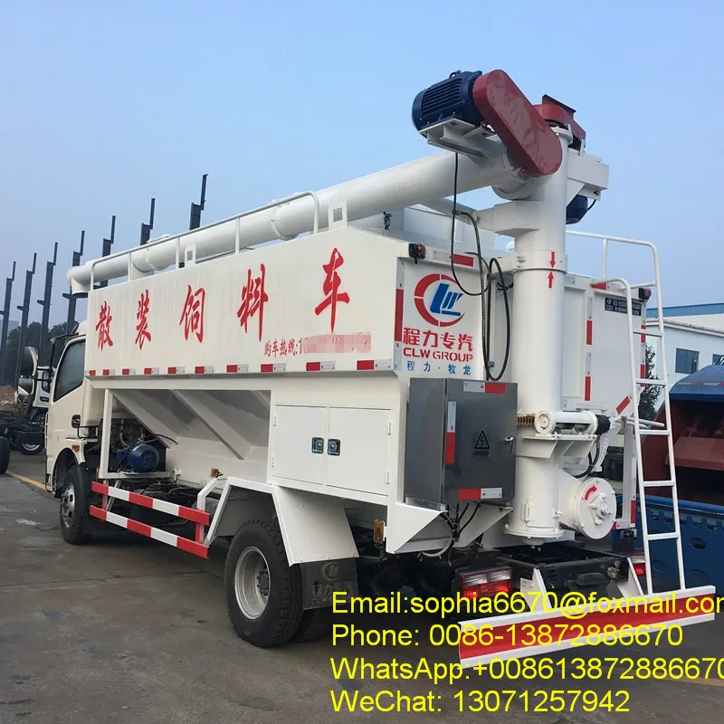 6 Ton Dongfeng 4*2 Bulk Feed Delivery Tanker Truck For Sale Buy