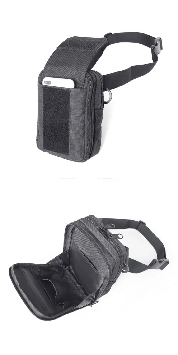 Tactical Molle Utility Multipurpose Waist Belt Pouch Bag With