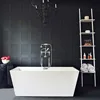 2017 crystal avonite solid surface material cheap bathtub engineering shower tub